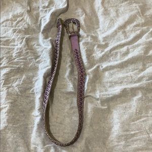 Christine Alexander lavender belt size Sm
